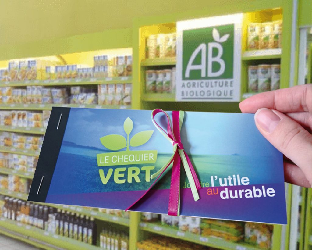 Le Chéquier Vert : vos bons cadeaux 100% Bio ! - Influence!CSE