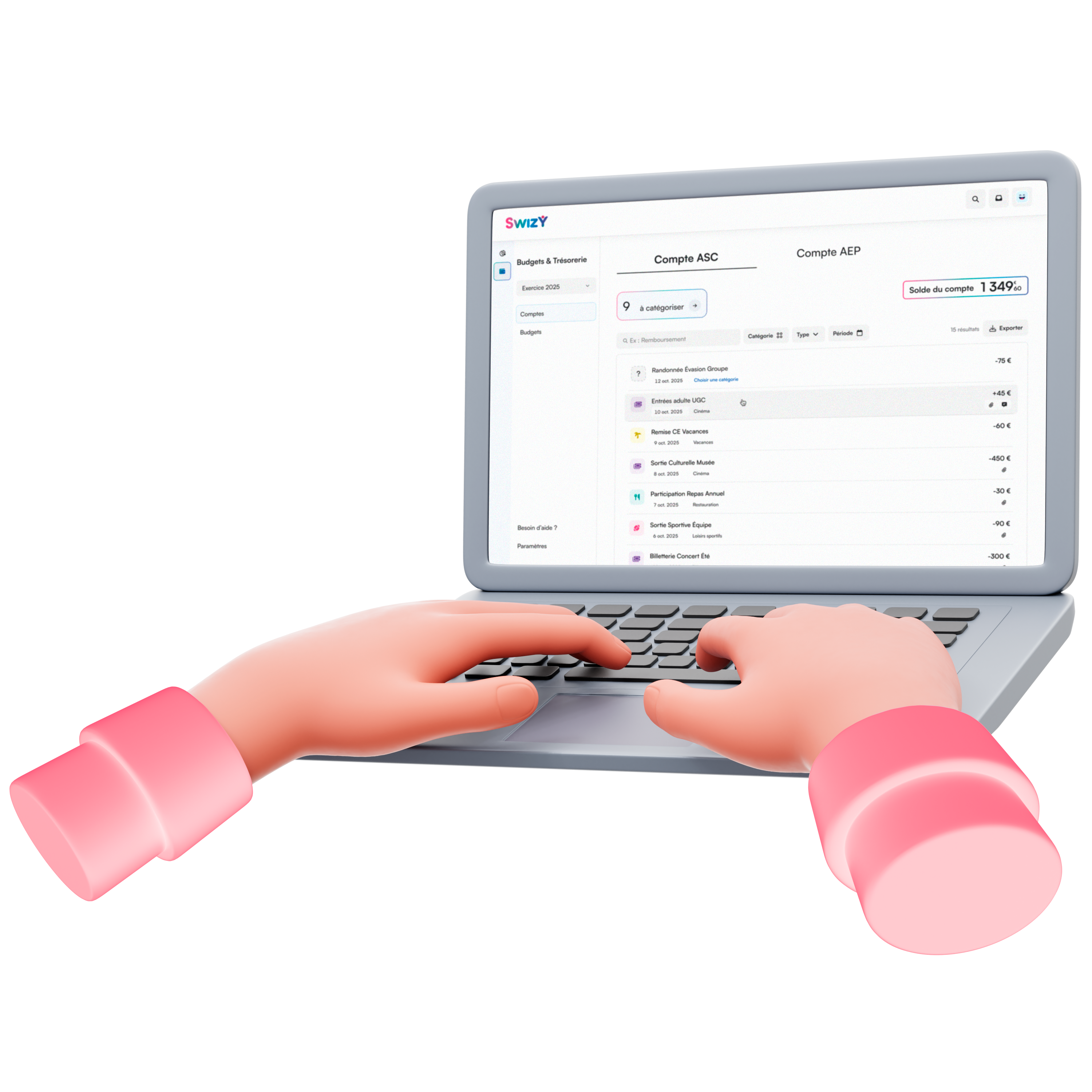 Swizy Compta : le pilotage de votre budget CSE en toute simplicité !
