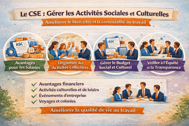 Gérer les activités sociales et culturelles : une mission clé du CSE