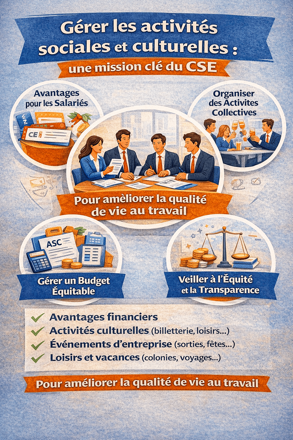 Gérer les activités sociales et culturelles : une mission clé du CSE