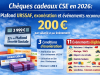 Chèques cadeaux CSE et URSSAF 2026 : plafond, exonération et événements Chèques cadeaux CSE et URSSAF 2026 : plafond, exonération et événements