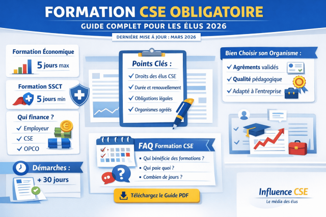 Guide complet pour la formation CSE Formation CSE obligatoire : guide complet pour les élus 2026
