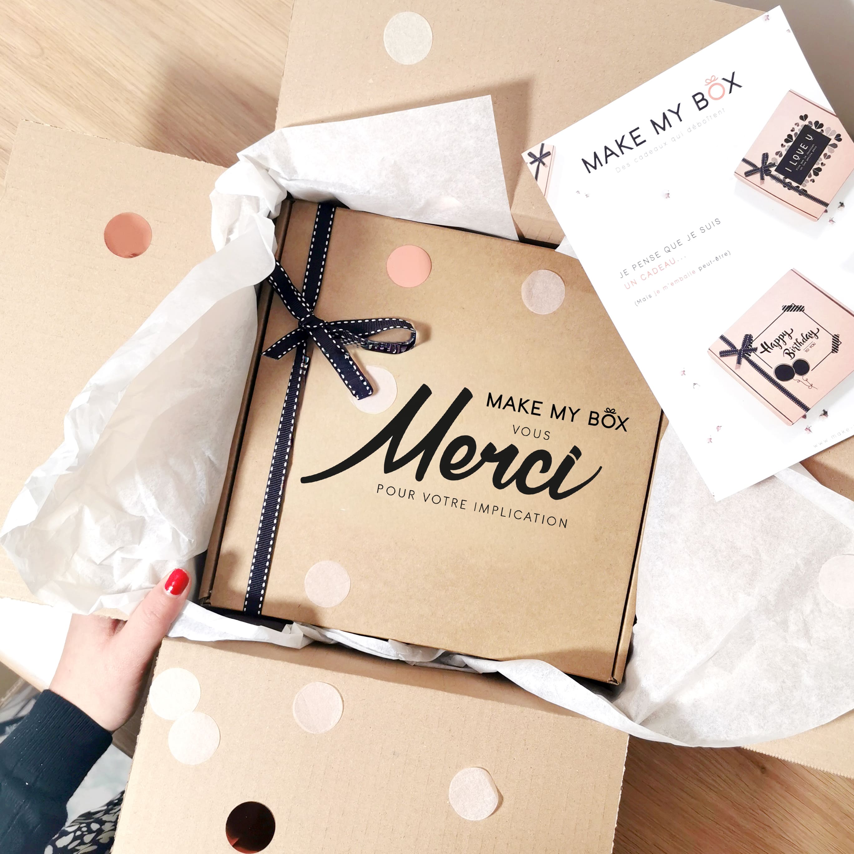 Make My Box — Coffrets cadeaux personnalisés pour CSE, marques françaises et artisans