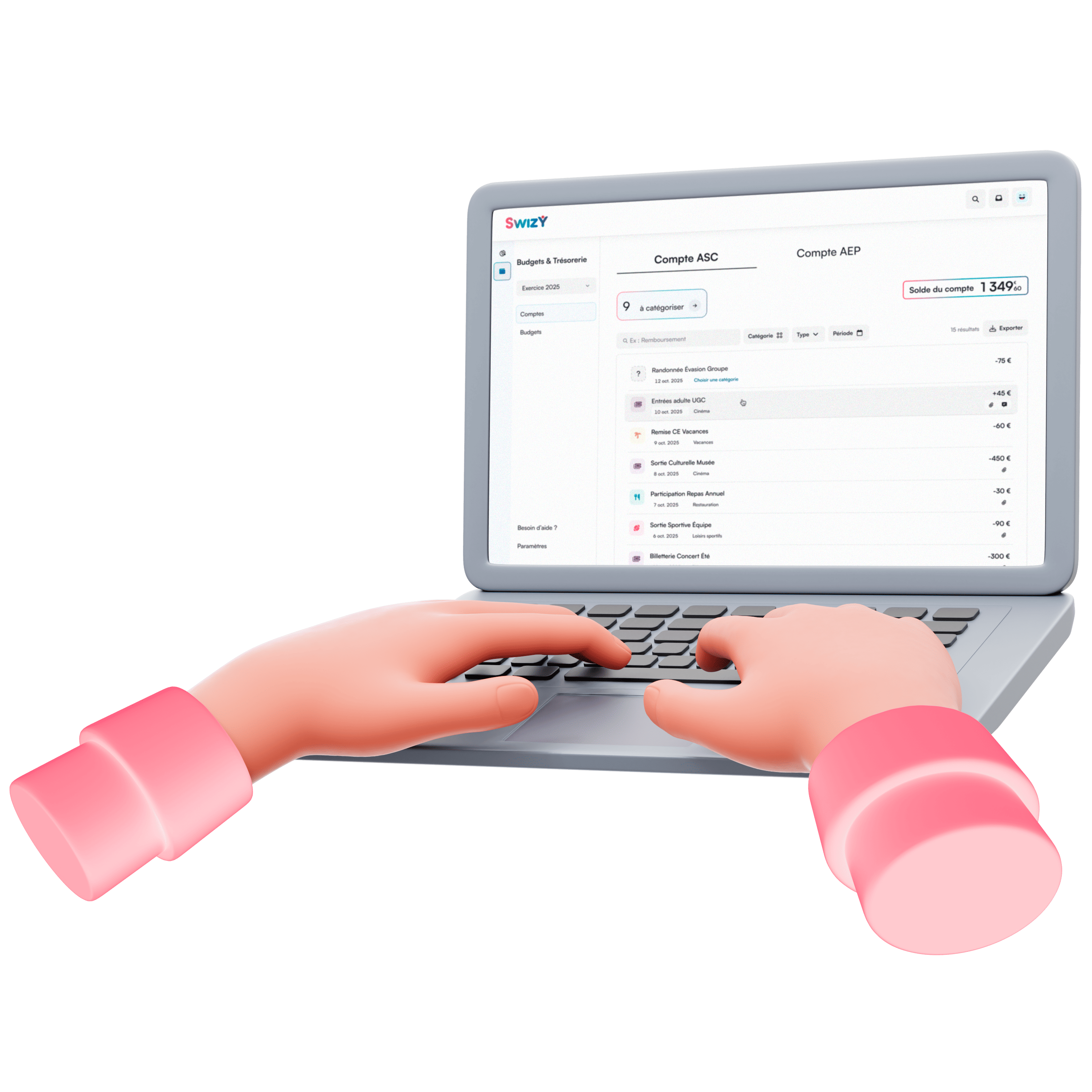 Application Swizy et carte multi-dotation Mastercard pour les bénéficiaires CSE