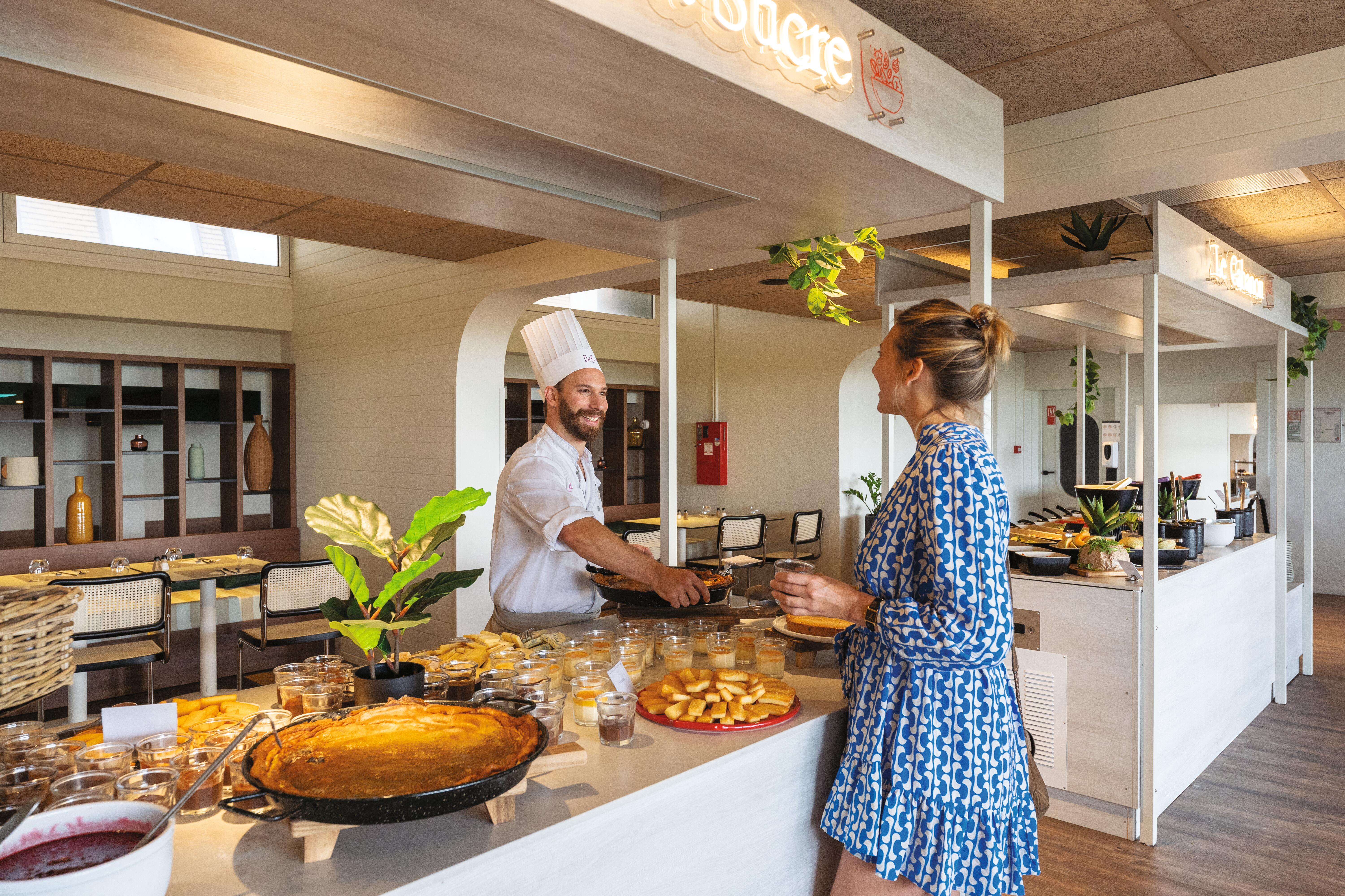Restaurant Belambra : produits locaux et circuits courts en demi-pension ou pension complète