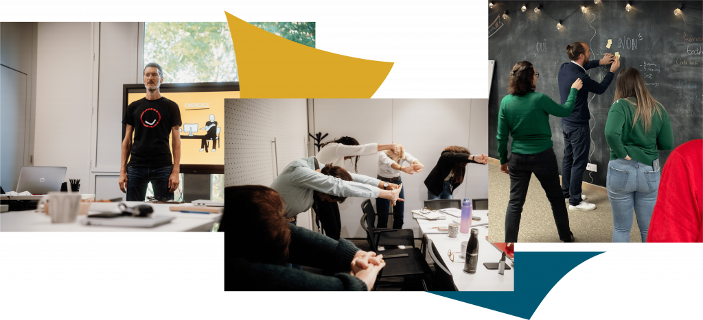 Atelier bodih en entreprise, méthode C.A.P. pour le bien-être au travail des équipes CSE