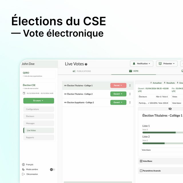Élections CSE : Qiiro vous simplifie le parcours