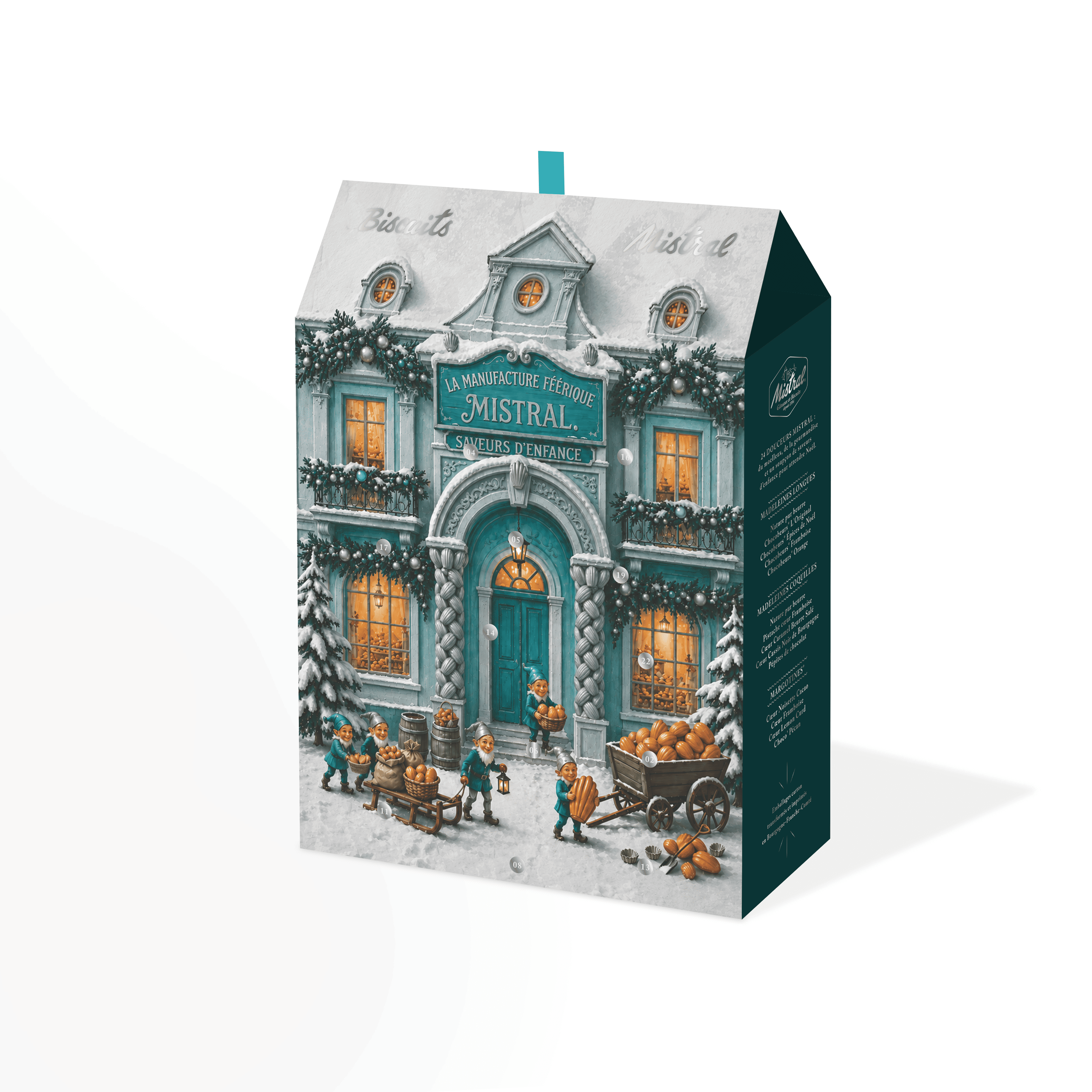 Coffret gourmand de Noël de la Biscuiterie Mistral pour les CSE
