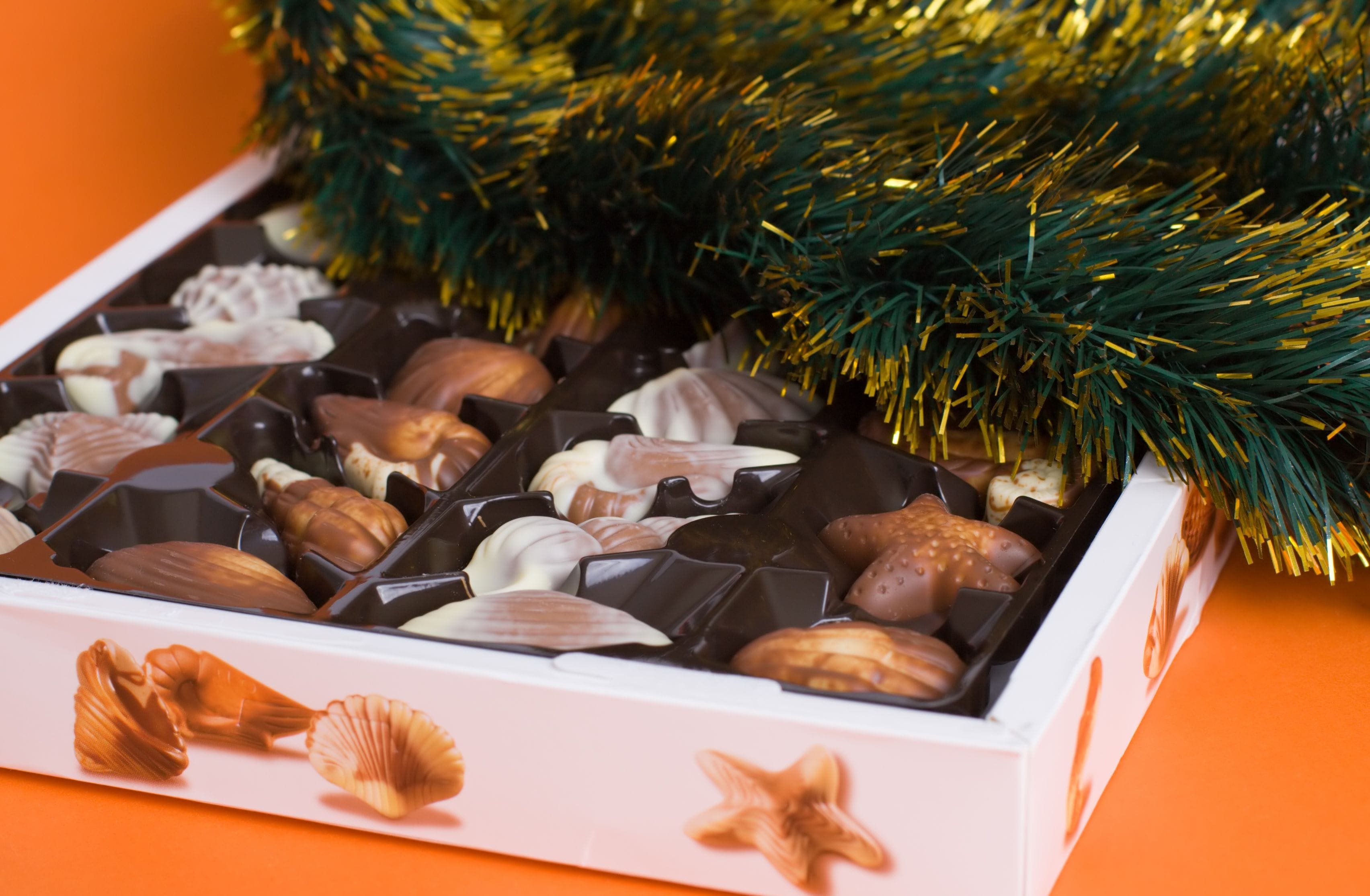 Assortiment de chocolats offert en cadeau par un CSE