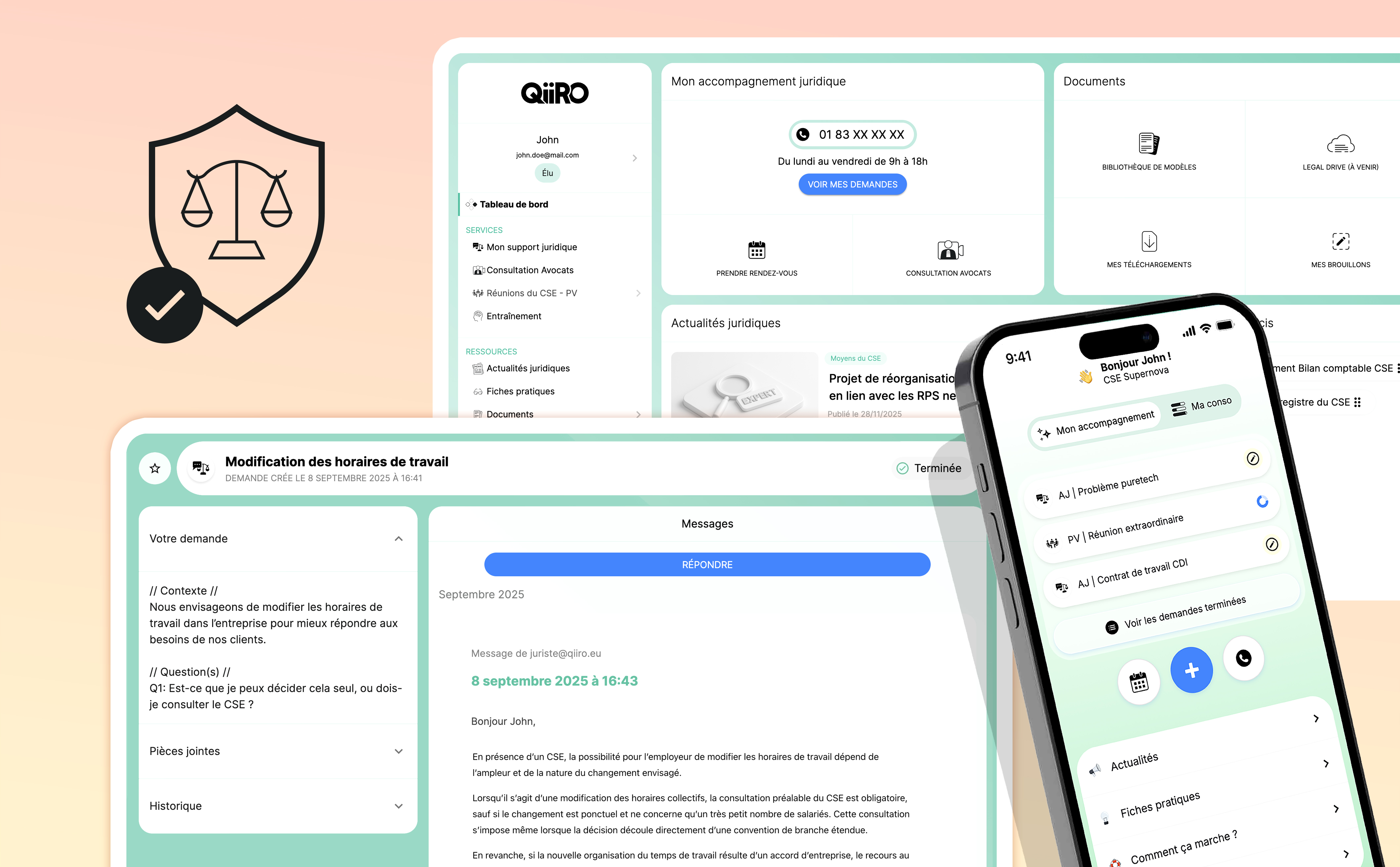 Qiiro, le partenaire qui fait grandir les CSE La plateforme Qiiro, point d'entrée unique pour les élus de CSE