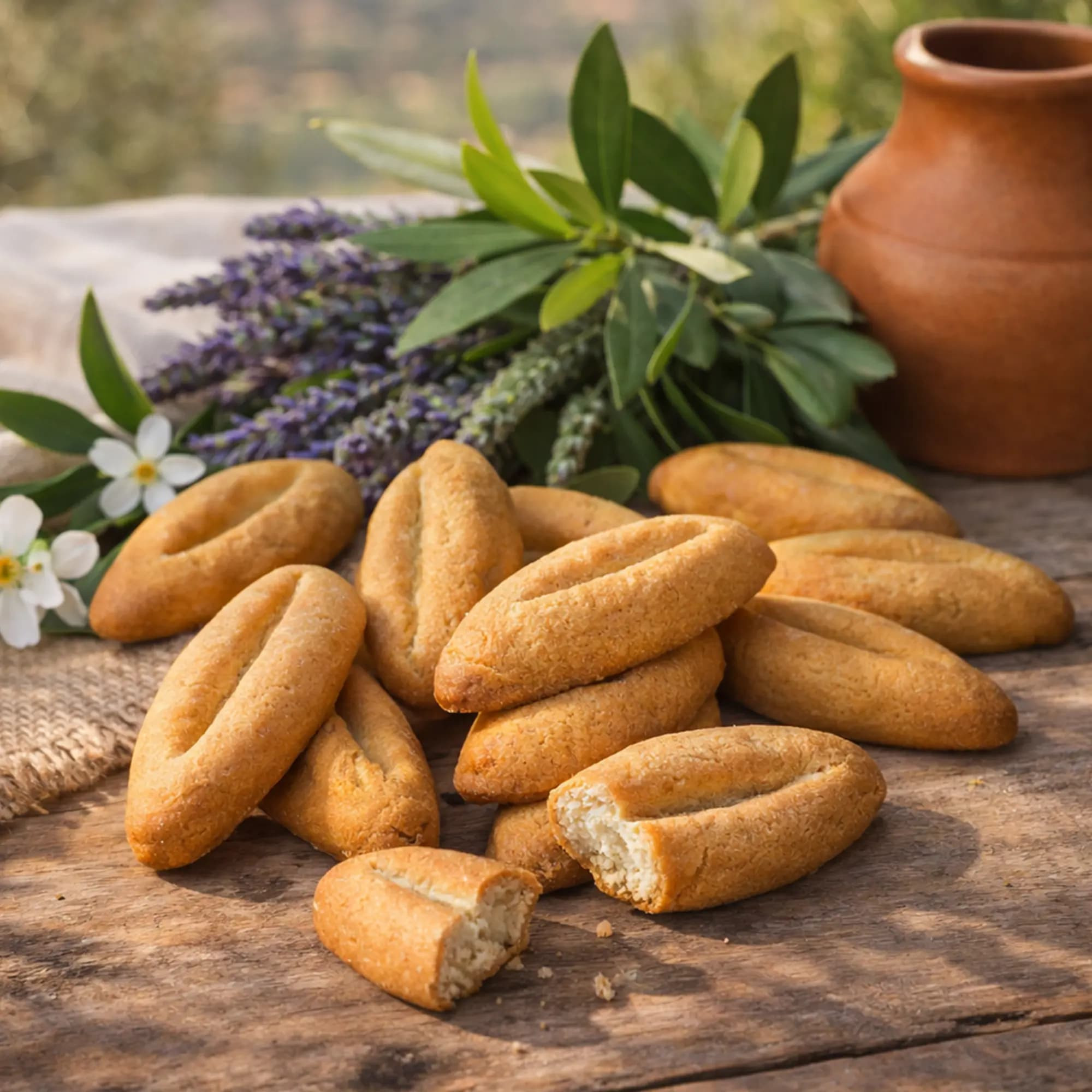 Assortiment de biscuits de terroir pour les fêtes de Noël