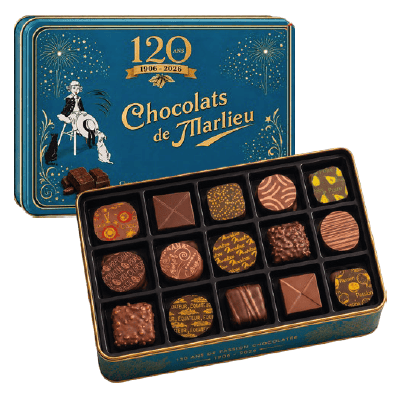Assortiment de chocolats de Noël DE MARLIEU pour les CSE