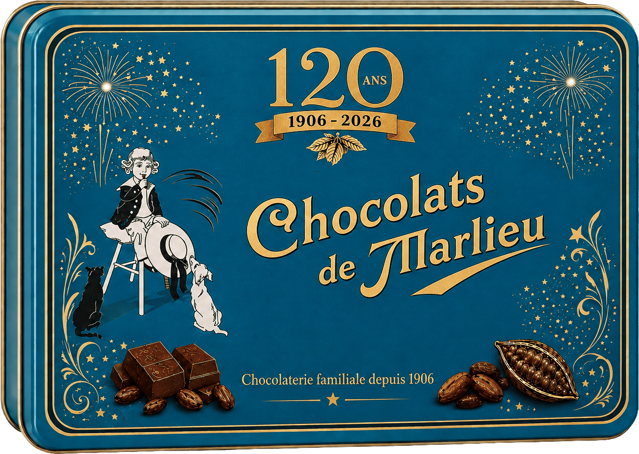 Assortiment de chocolats de Noël DE MARLIEU pour les CSE