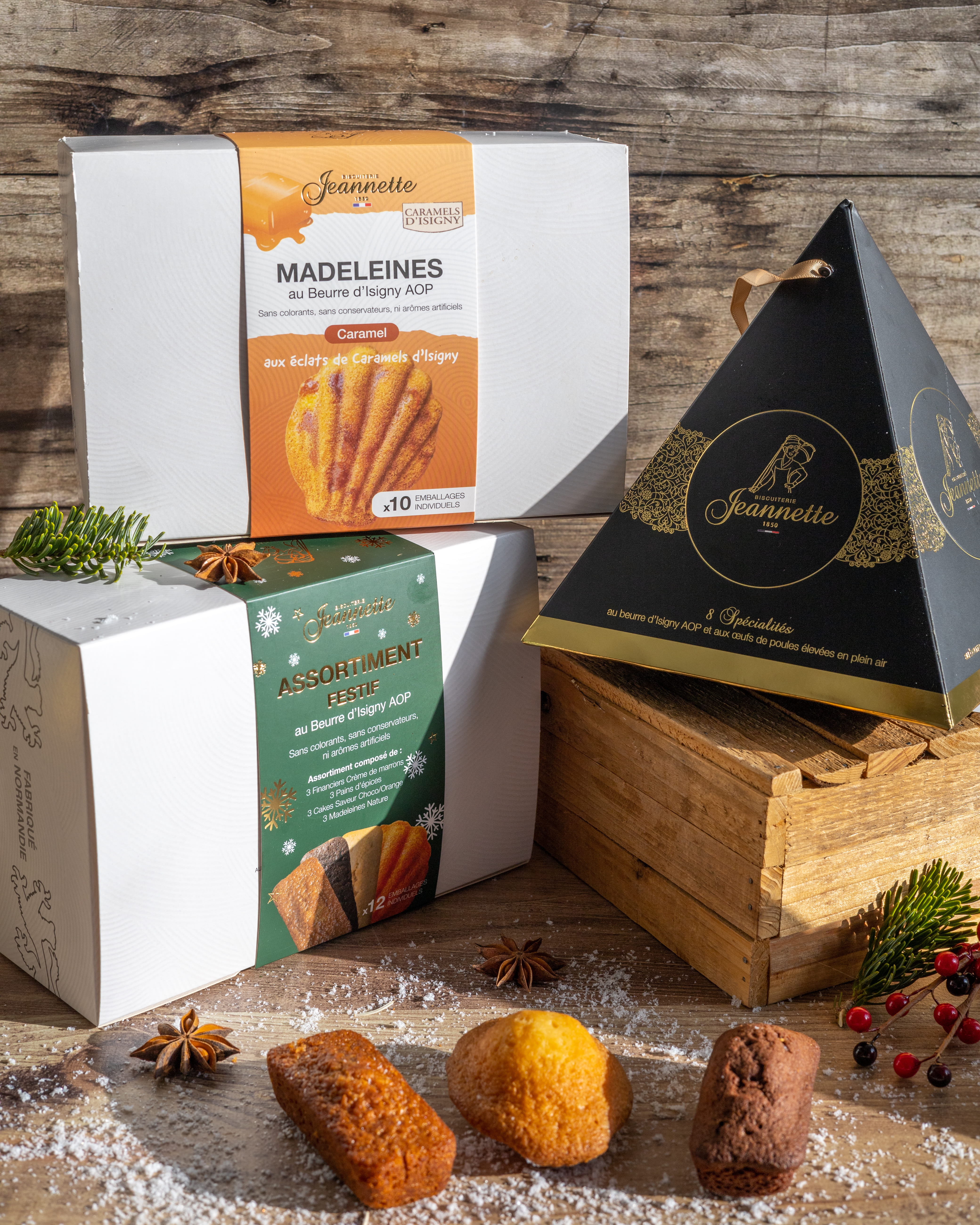 Madeleines Jeannette au beurre d'Isigny AOP pour les CSE