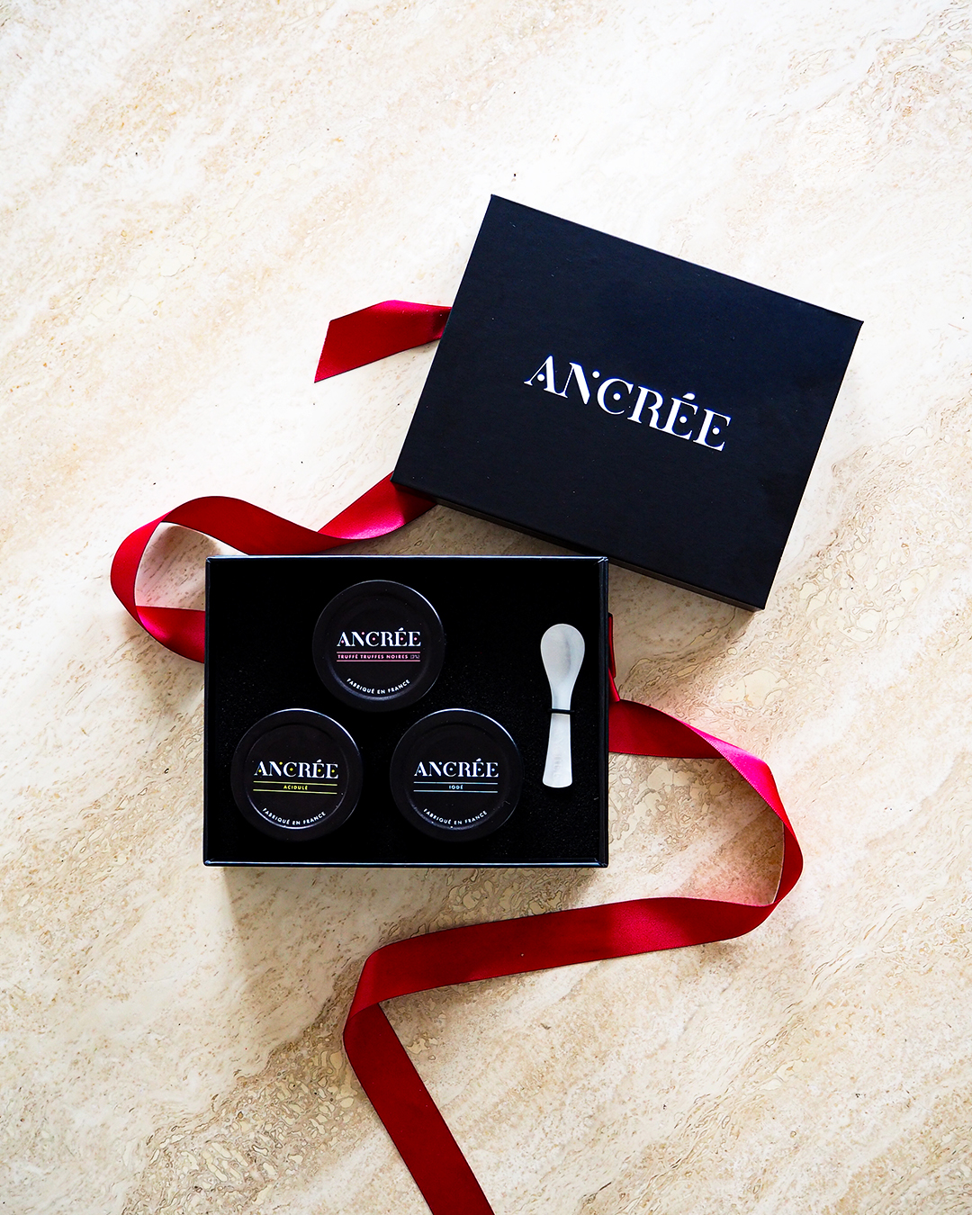 Coffret cadeau trio de saveurs Ancrée