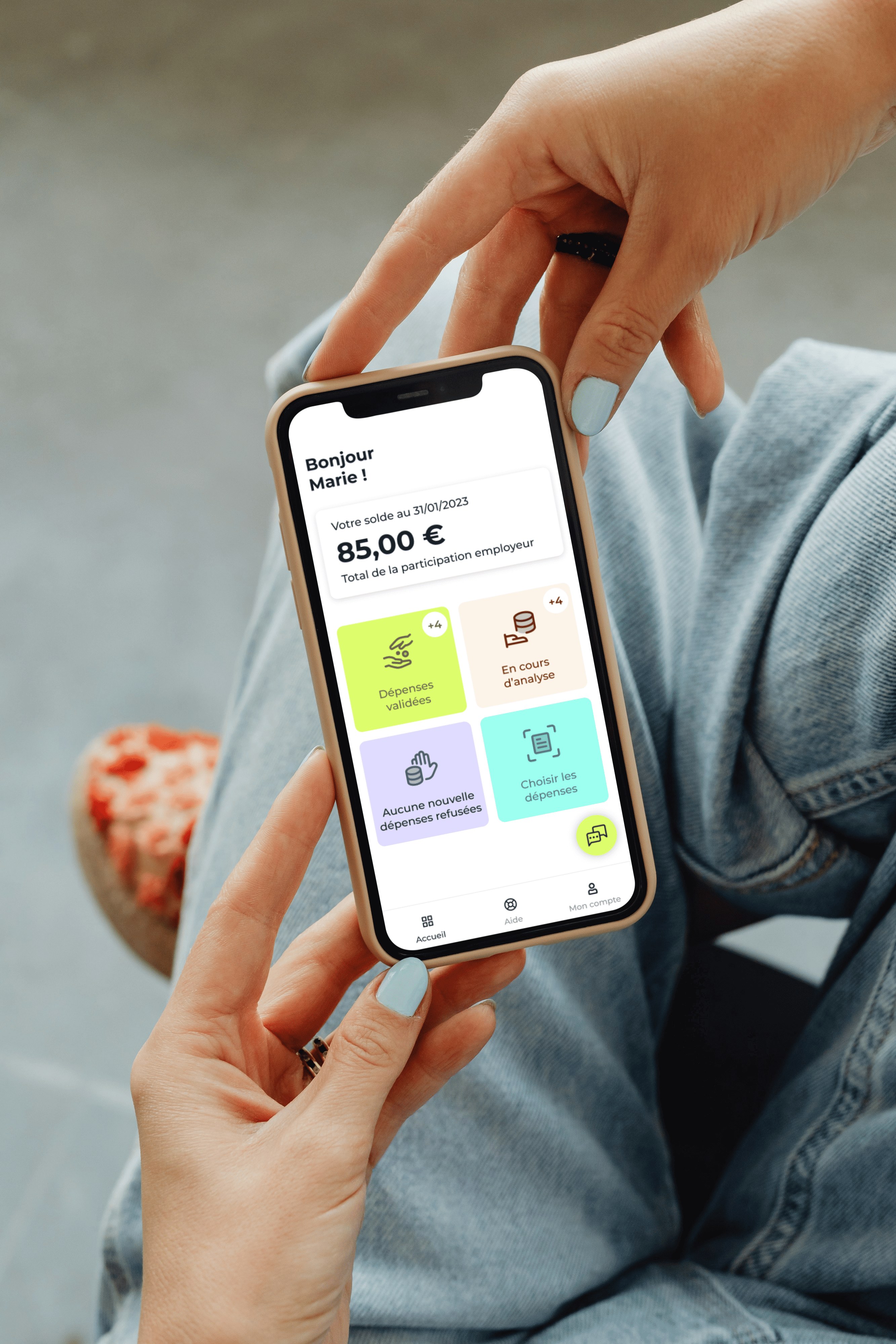 Application Openeat — paiement par carte bancaire et remboursement